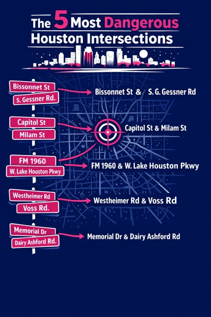 Most Dangerous Intersections for Accidents